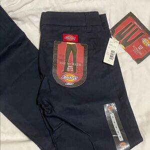 Dickies Women's Navy Boot Cut Pants